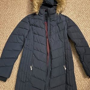 NEW Tommy Hilfiger Women's Navy Winter Jacket, Small